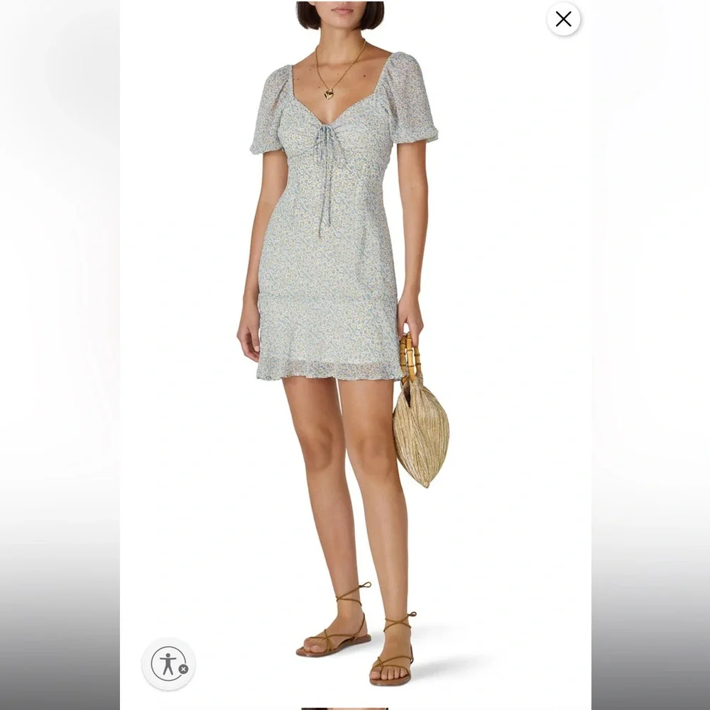 Louna Blue Daisy Dress, RTR - Picture 1 of 6